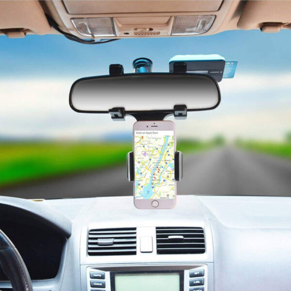 Car Mobile Holder for Windshield (Black) - Image 2