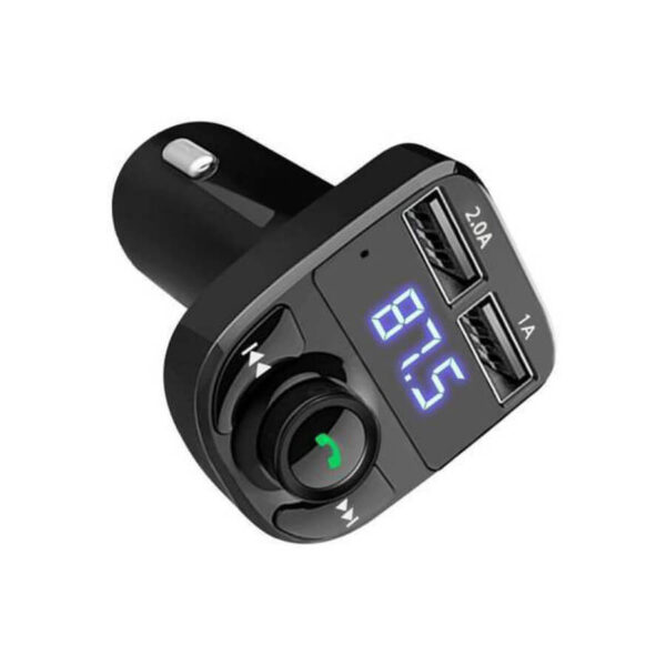 V4.1 Car Bluetooth Device With Fm Transmitter (Black)