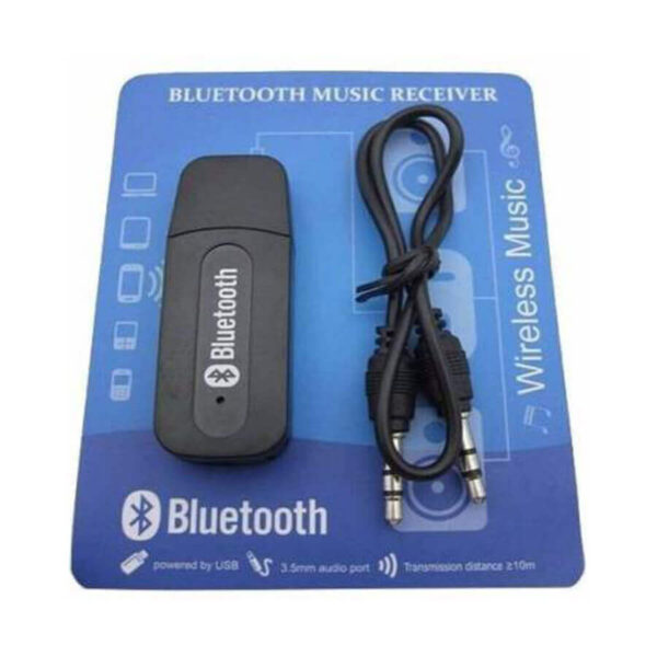 v4.1 Car Bluetooth Device with 3.5mm Connector, Audio Receiver, MP3 Player  (Black) - Image 2
