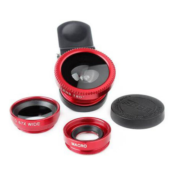 3 in 1 Universal Clip Smartphone lens kit For All Smartphone Mobile Phone Lens - Image 3