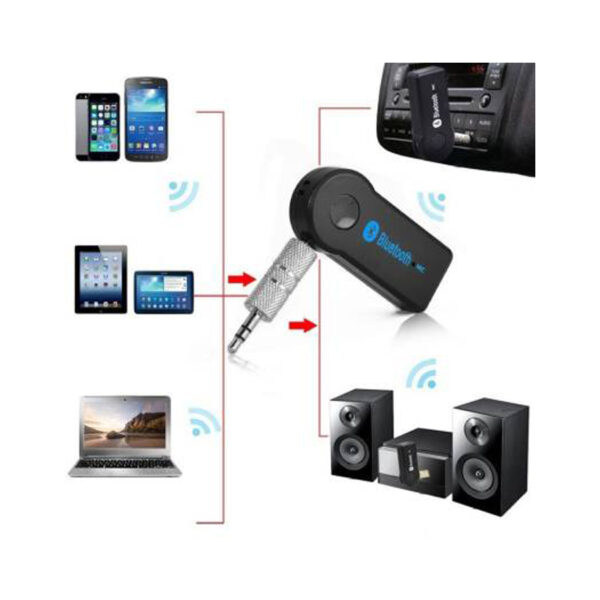 v3.0 Car Bluetooth Device with 3.5mm Connector (Black) - Image 3