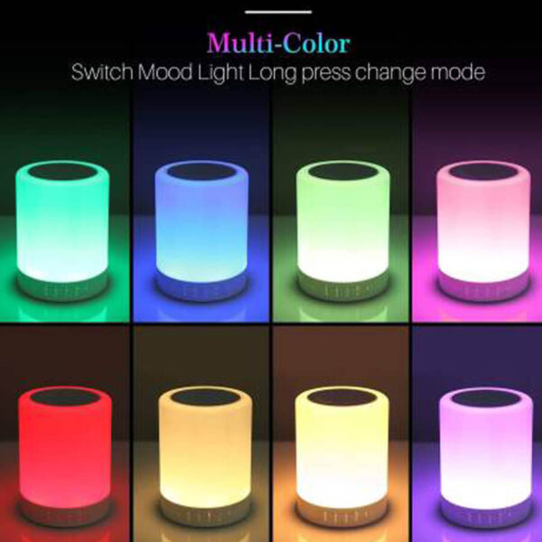 Touch lamp Light Portable Wireless LED Bluetooth Speaker - Image 4