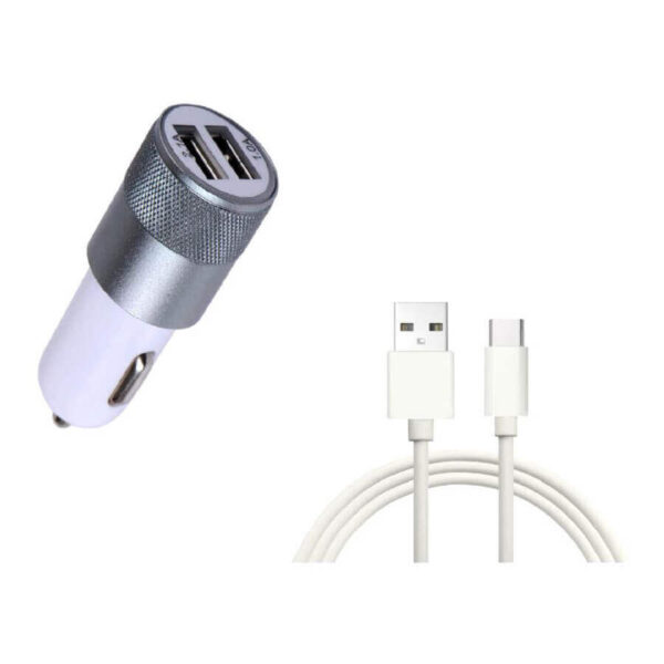 2.1 Amp Turbo Car Charger (Multicolor)