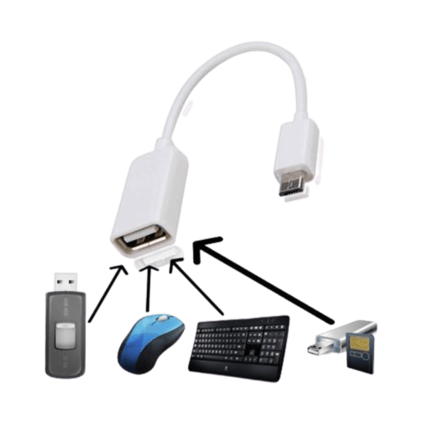 V8 Usb Otg Cable (Pack Of 1)