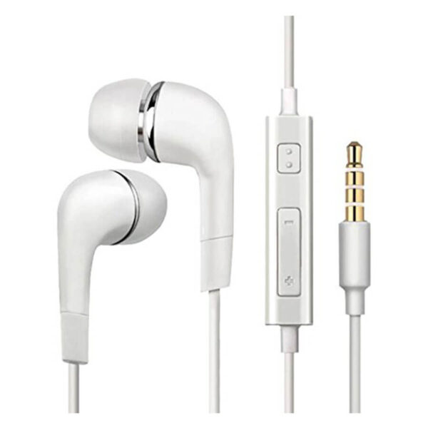 IND Wired Headset (White, In the Ear)