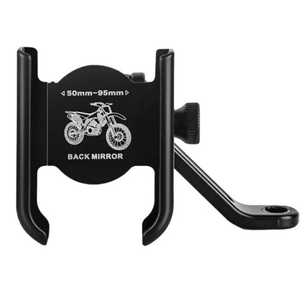 Hold Up Full Metal Body Bike & Scooty360 Degree Rotating Mobile Holder Stand for Bicycle, Motorcycle, Scooty Fits All Smartphones