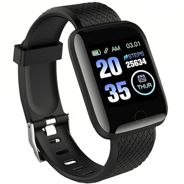 D116 Smart Band, Activity Tracker Fitness Band, Sleep Monitor, Step Tracking, Heart Rate Sensor, Kids Smart Watch for Men, Women