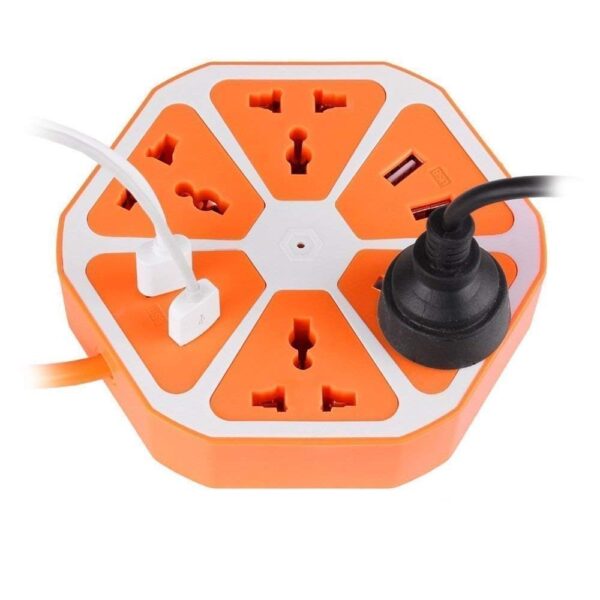 Electric Extension Board with 4 USB Port and 4 Power Socket