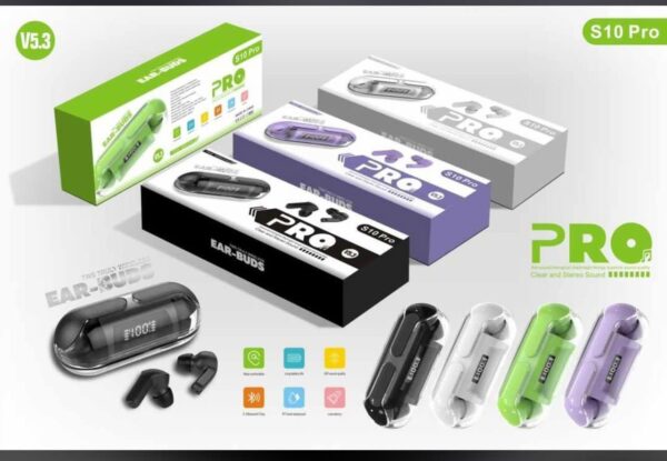 S10 Pro Wireless Earbuds
