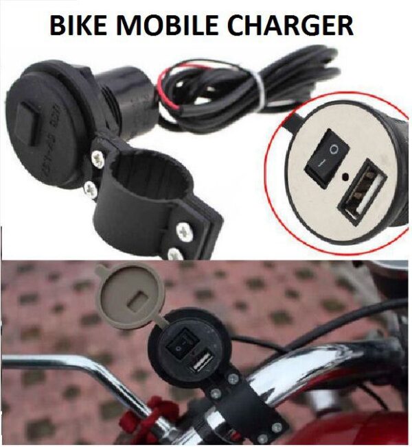Motorcycle Bike Mobile Phone USB Charger 12v Waterproof Universal for All Scooter