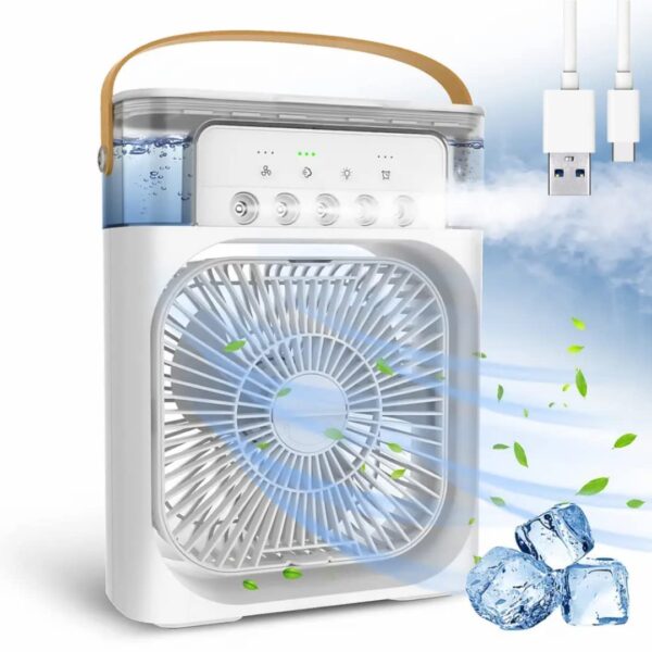 Mini Water Cooler Portable Humidifier Air Cooler for Home with 3 Speed Mode