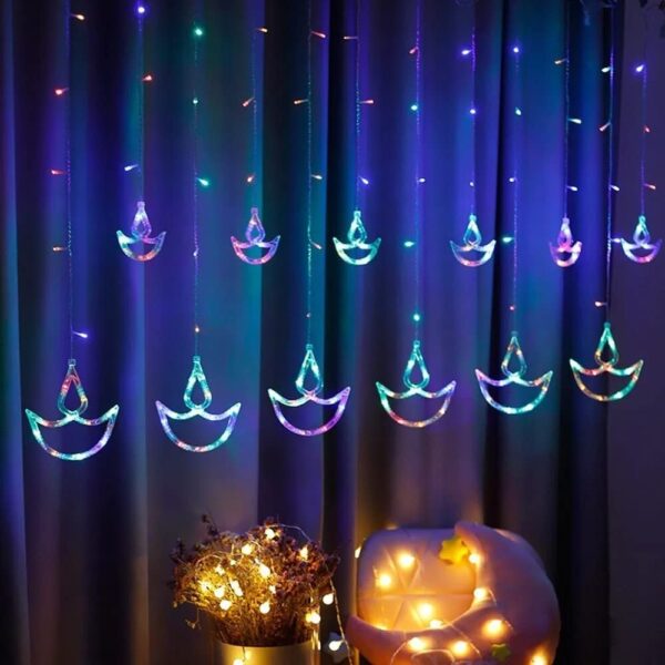 12 Lights 138 Led 8.2 feet Curtains String Lights