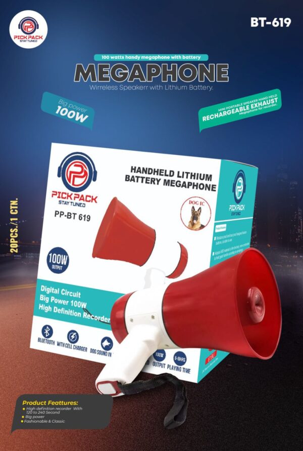 Portable 30W Handheld Megaphone Loud Speaker