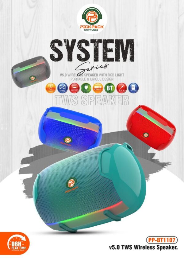 Wireless rechargeable portable Bluetooth Speaker